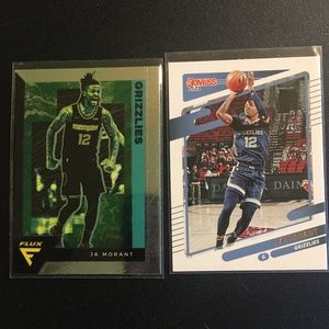 Ja Morant basketball cards Memphis grizzlies